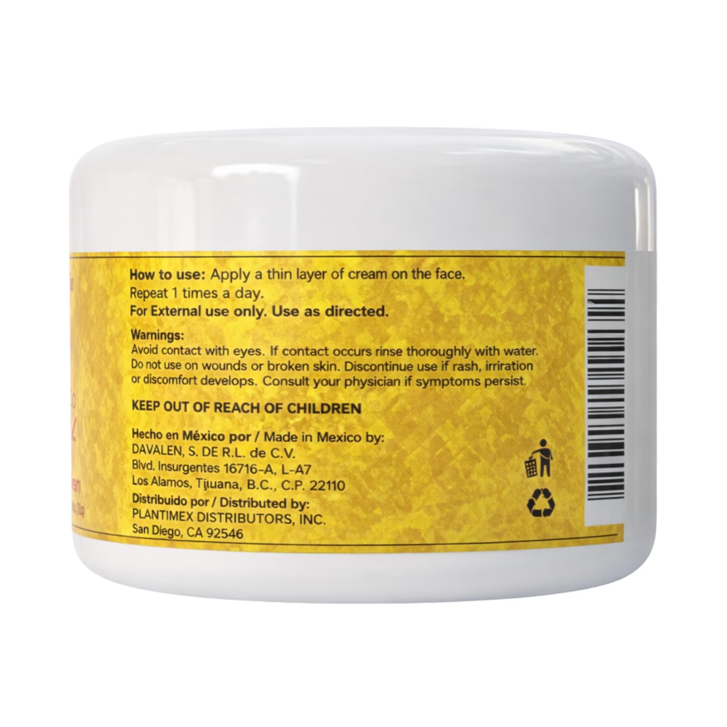 Rattlesnake Venom Cream – Hydrating Moisturizer with Beeswax, Jojoba & Shea Butter – 4 oz