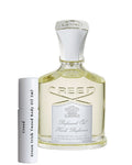 Creed Green Irish Tweed Body Oil samples - alcohol free