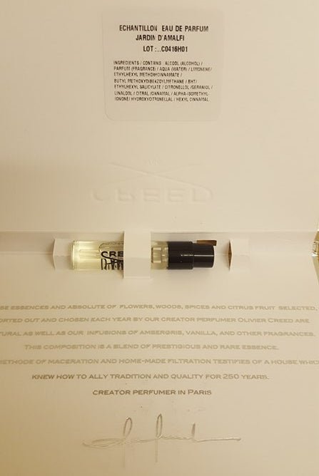 Creed Jardin d Amalfi official perfume sample 2.5ml perfume tester