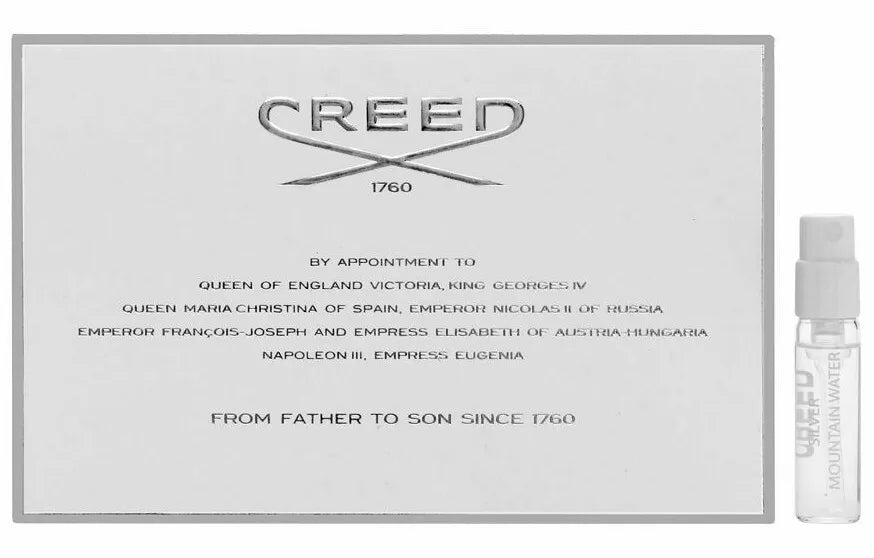 Creed Silver Mountain Water 1.7ml 0.0574 official perfume sample perfume tester