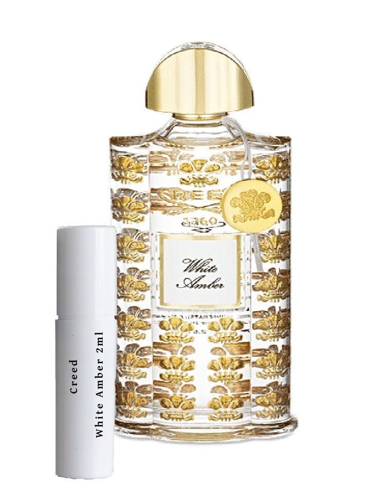 Creed White Amber sample vial