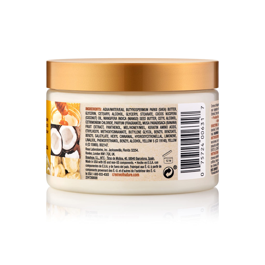 Creme of Nature Curl Pudding: Pure Honey & Banana for Damaged Hair (4.7 fl oz)