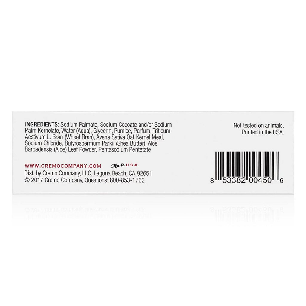 Cremo Bourbon & Oak Exfoliating Body Bars (3-Pack) – Distiller's Spice, Bourbon & Oak Scent