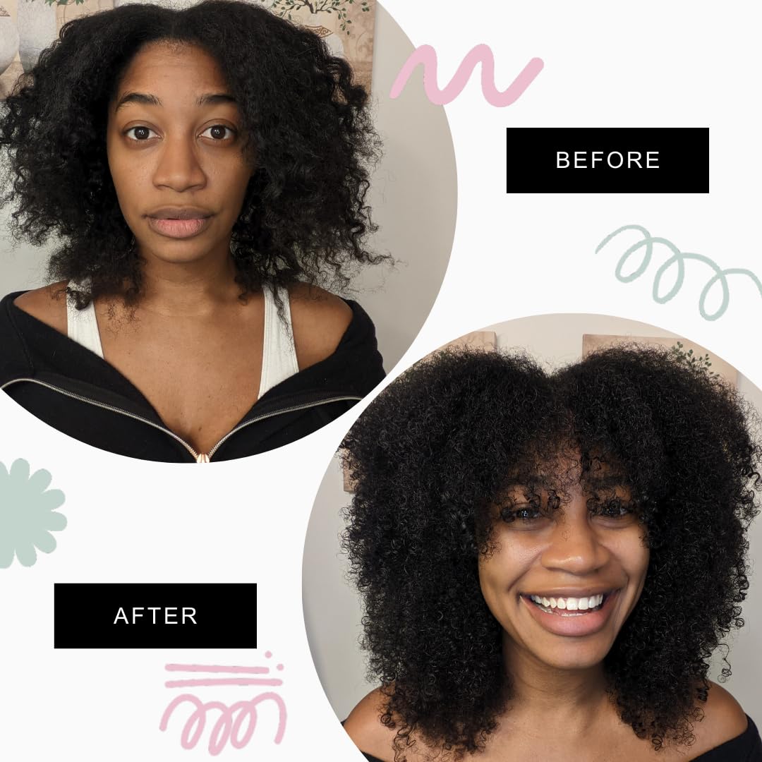 Cricri Curls Wash N Go 2-in-1 Conditioning Shampoo & Conditioner for Curly Hair - Paraben Free & Sulfate Free, 8 oz