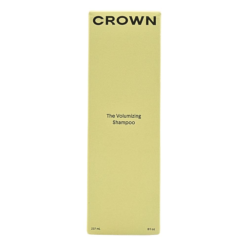 CROWN AFFAIR Volumizing Shampoo – Lightweight Gel Cleanser for Oily, Flat Hair with Rice Protein & Tsubaki Oil