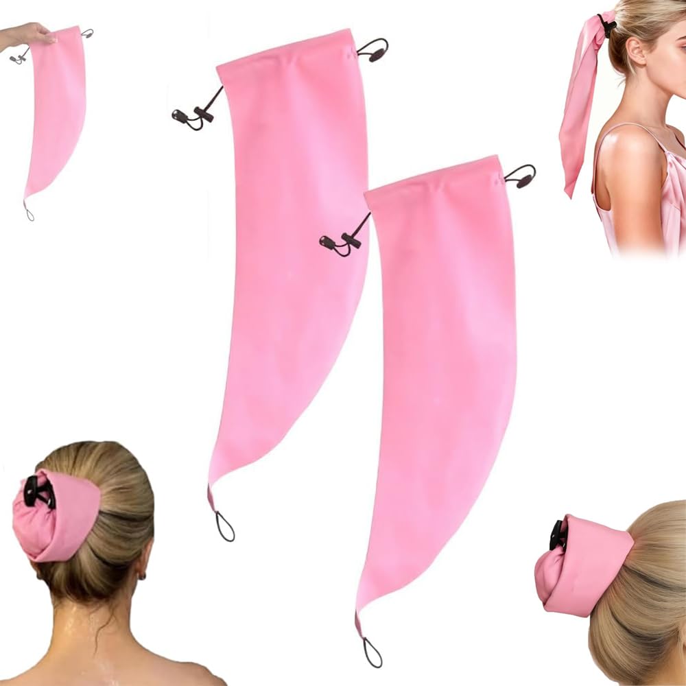 Crown Washing Shower Cap Ponytail – Adjustable, Reusable Hair Protector (2PC)