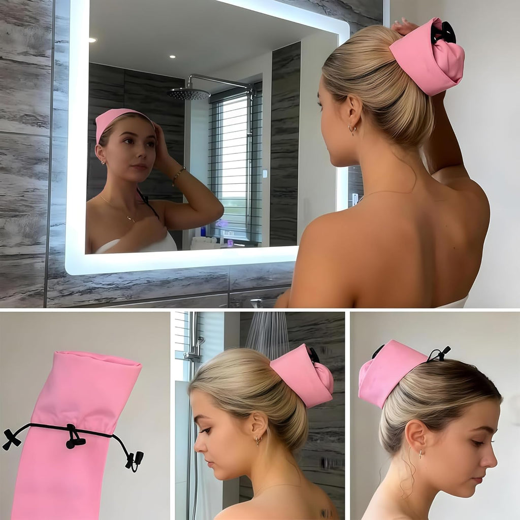 Crown Washing Shower Cap Ponytail – Adjustable, Reusable Hair Protector (2PC)