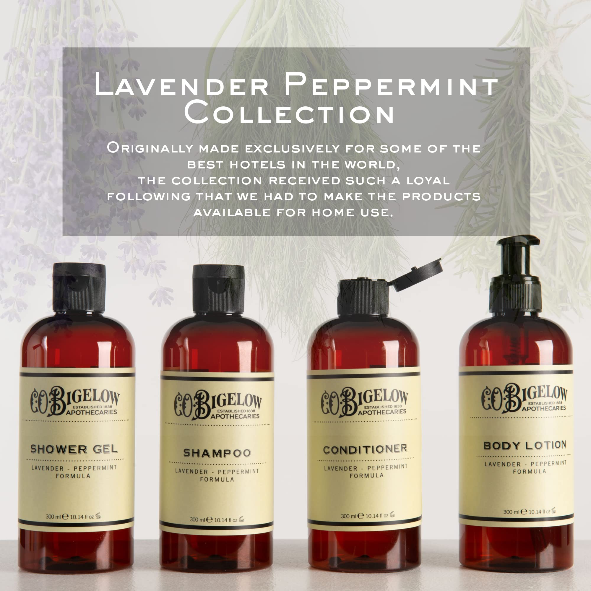 C. O. Bigelow Lavender Peppermint Conditioner — Hydrating 2-Pack, Sulfate-Free