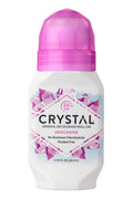 Crystal Essence Crystal Body Deodorant Roll-On – Unscented Mineral Deodorant, 2.25 oz, Pack of 12