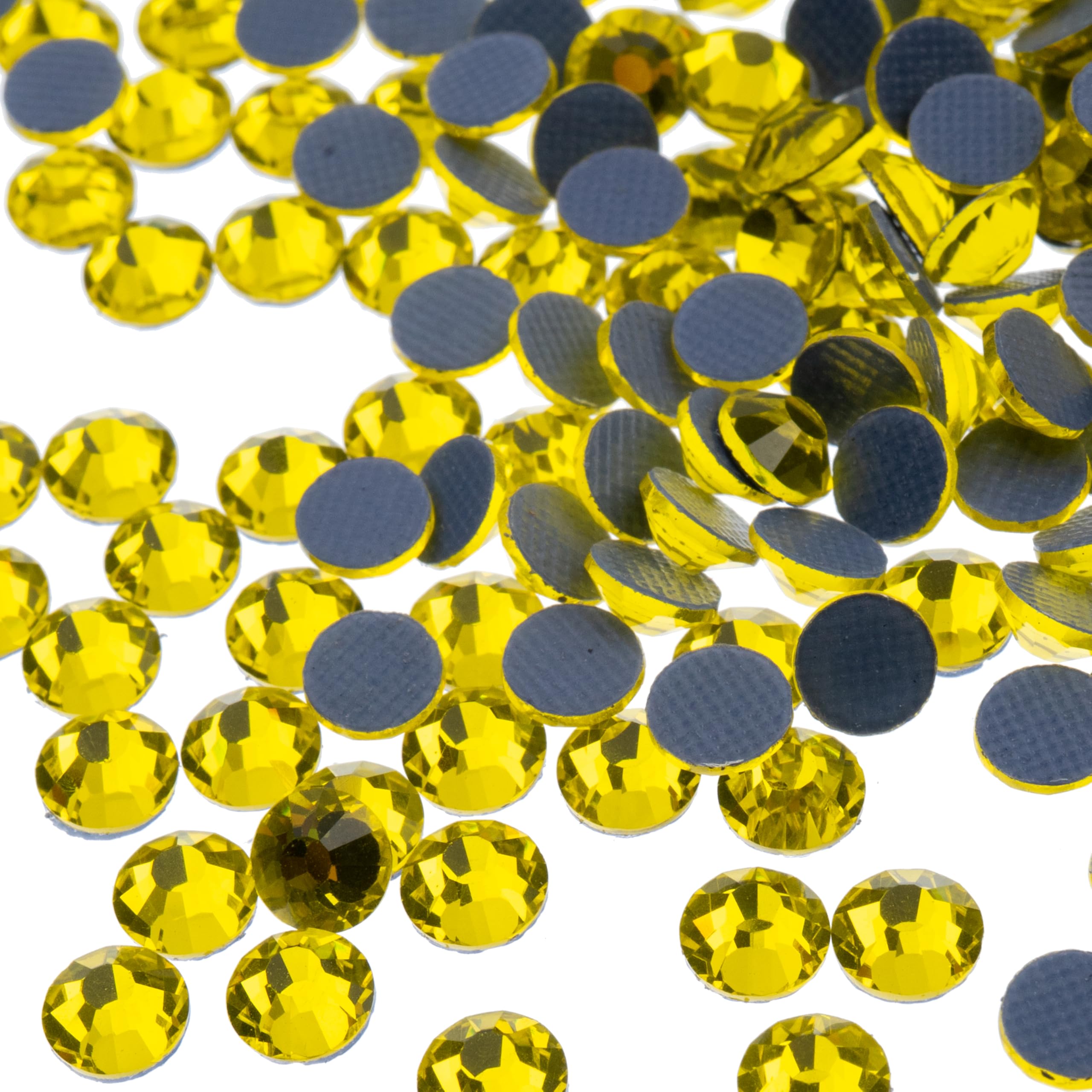 Crystal Lane Diy Flat Back Hotfix Rhinestones ss20 Citrine 4.7mm - 1440pcs