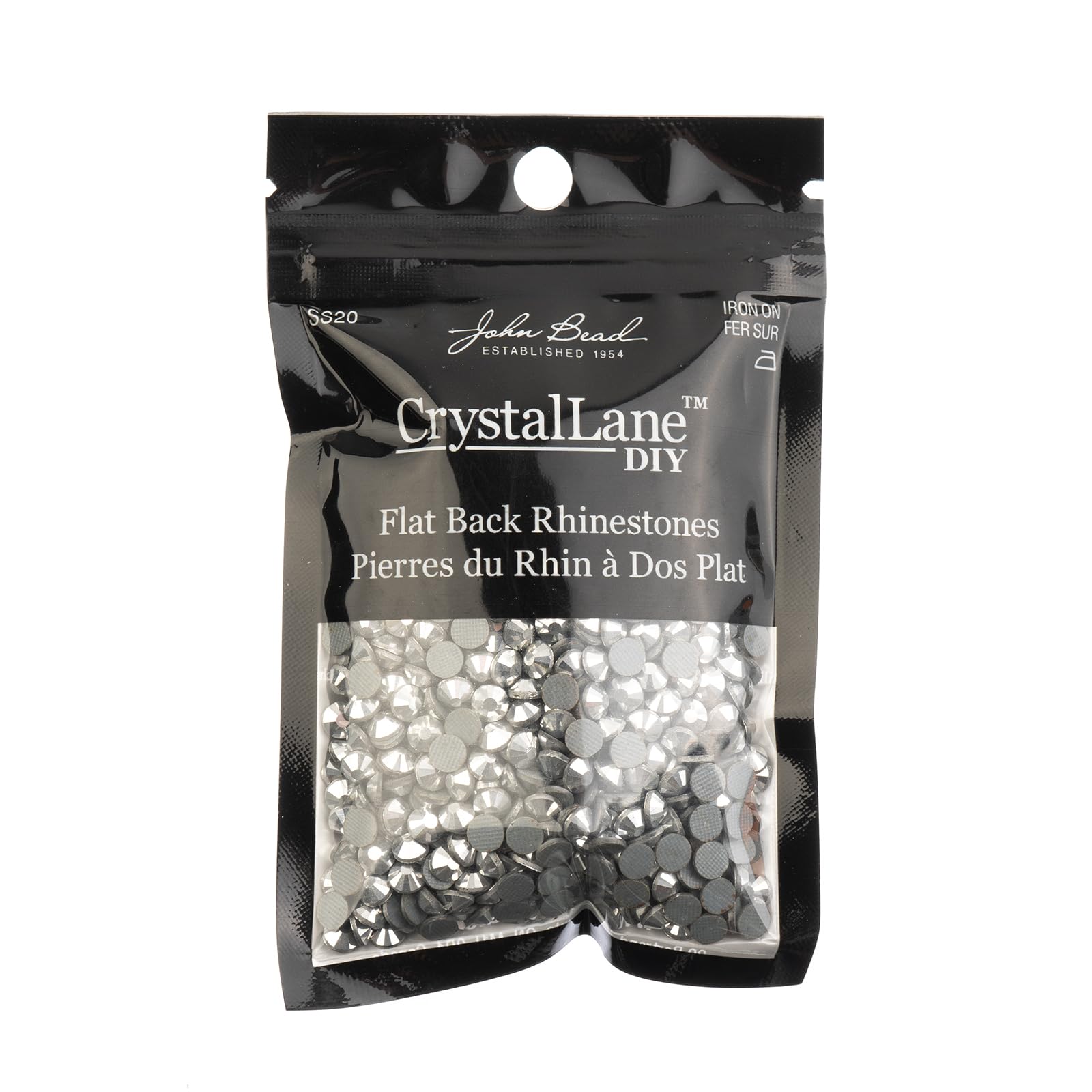 Crystal Lane DIY Hotfix Rhinestones SS20 (4.7mm) Metallic Silver – 1440pcs