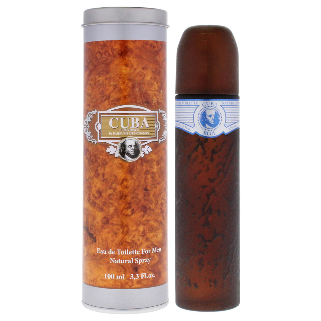 Cuba Blue by Cuba for Men – 3.4 Ounce EDT Spray
