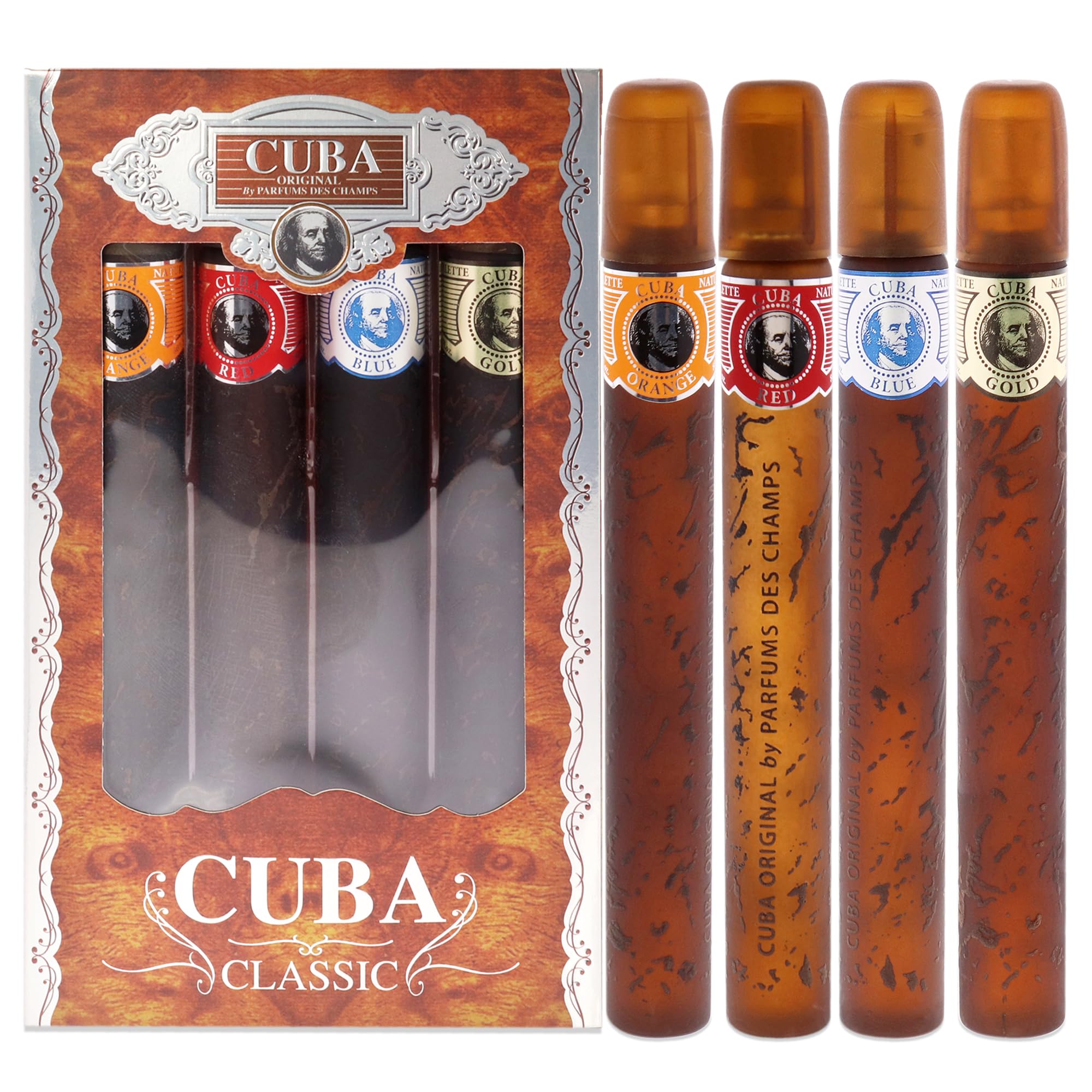 Cuba By Cuba for Men Gift Set – 4 Count | Eau de Toilette