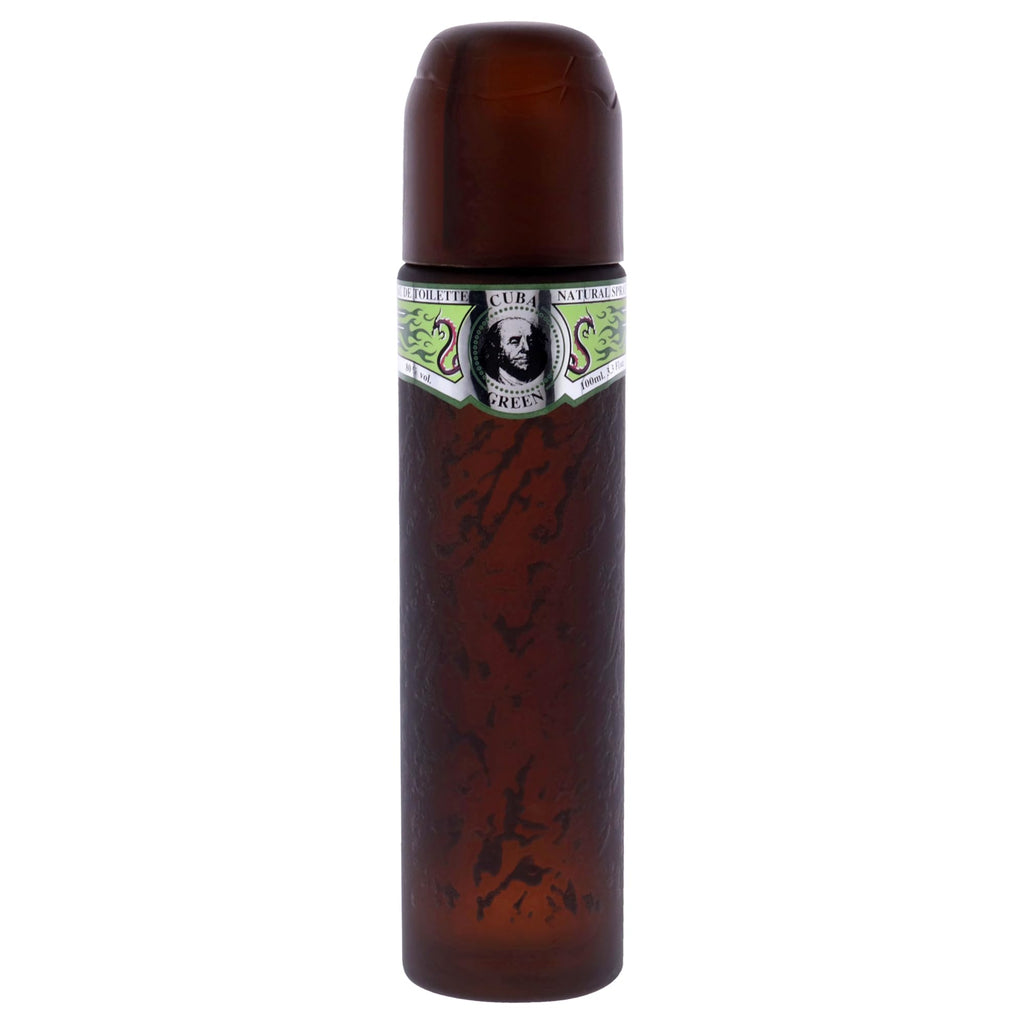 Cuba Green for Men by Cuba – 3.3 oz EDT Spray