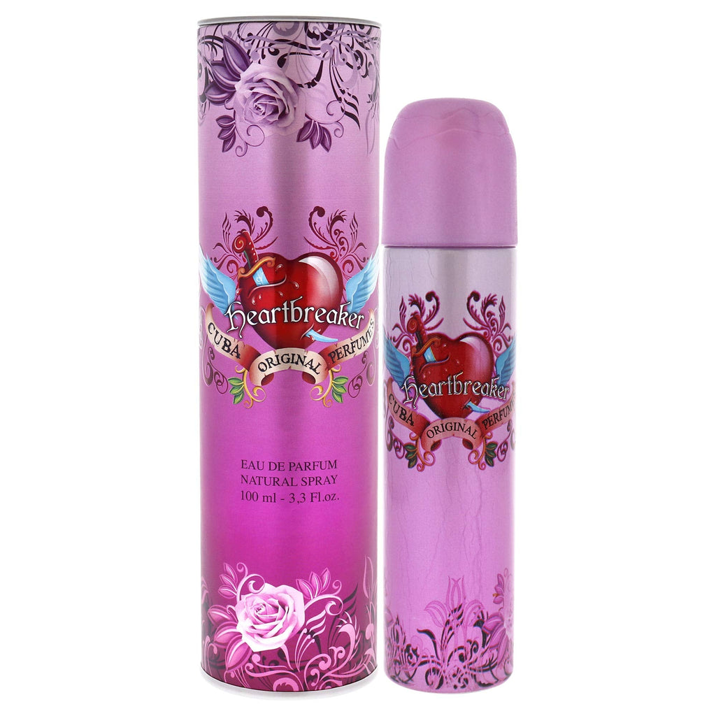 Cuba Heartbreaker Eau de Parfum Spray for Women – 3.3 oz / 100 ml