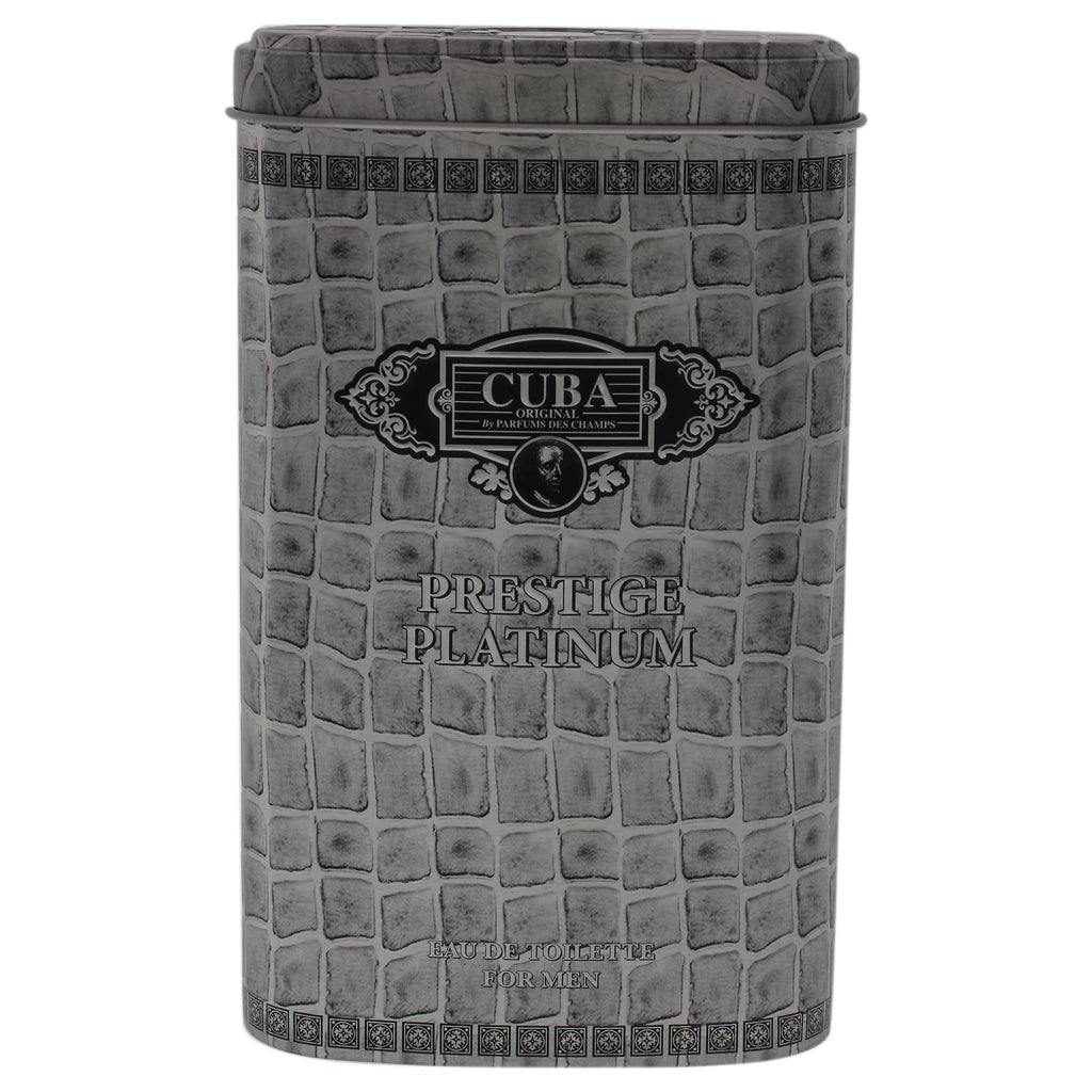 Cuba Original by Parfums Des Champs Prestige Platinum – 3 oz EDT for Men