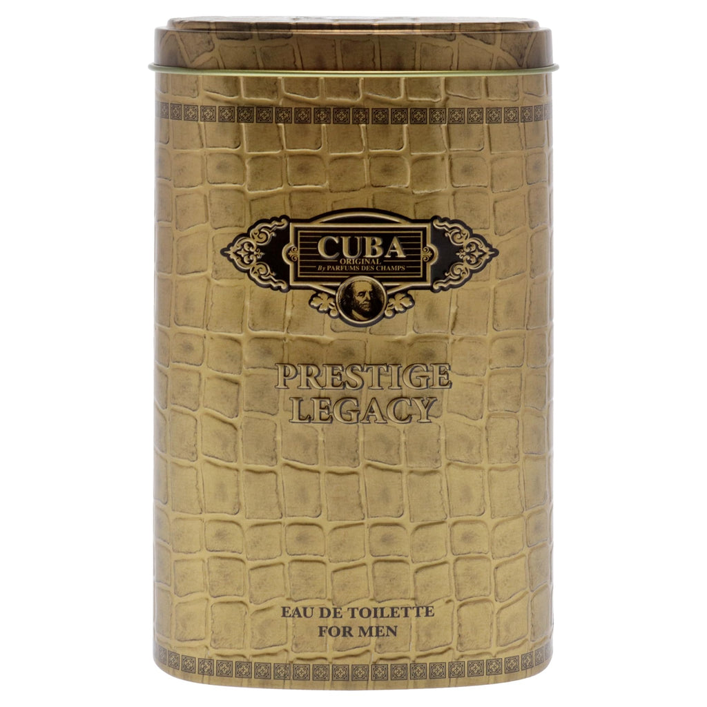 Cuba Prestige Legacy Eau de Toilette for Men – 3 oz