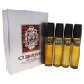 Cubano Variety by Cubano for Men – 4-Piece Eau de Toilette Set (2 oz each): Gold, Silver, Bronze & Copper