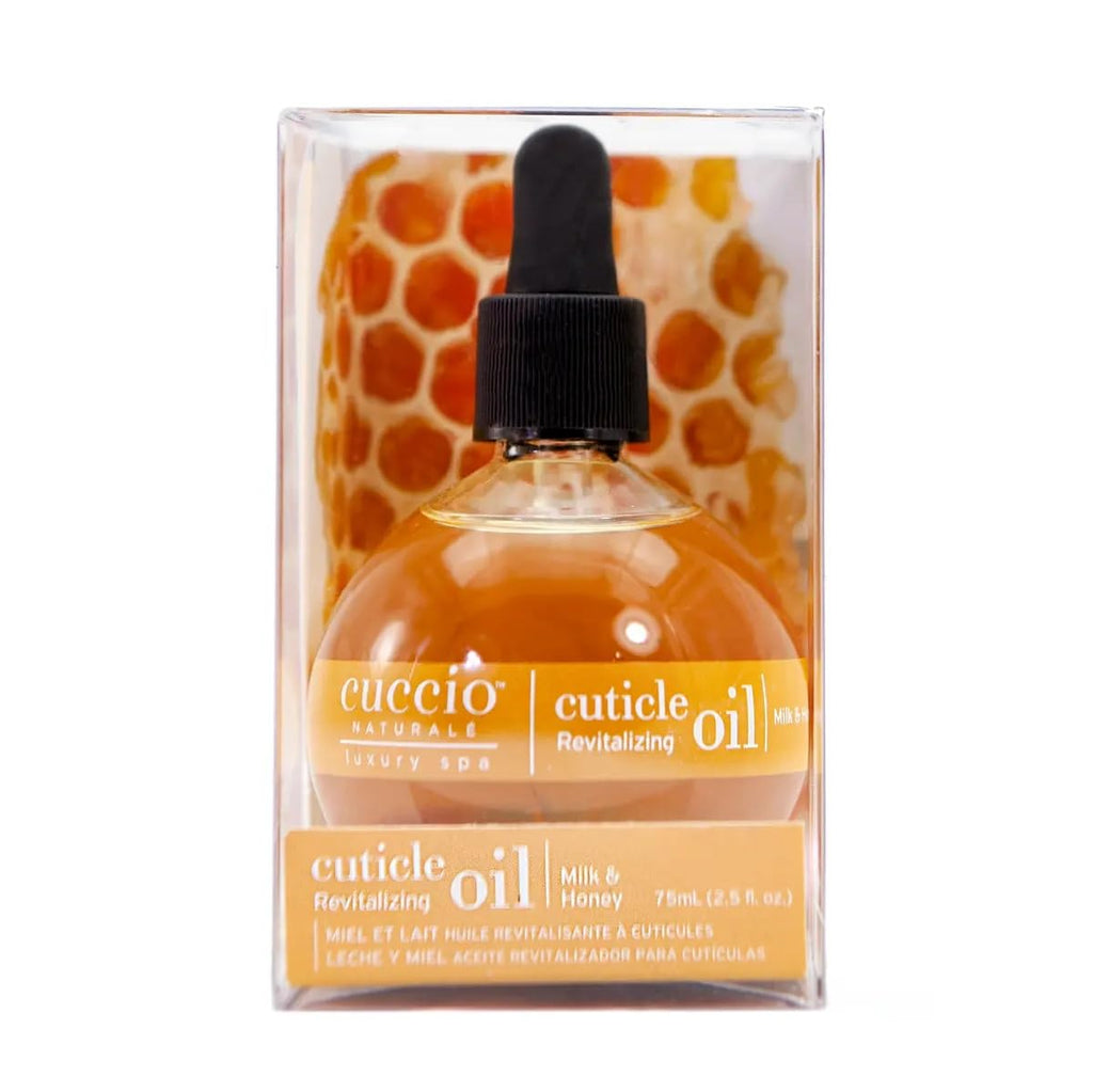 Cuccio Revitalize Cuticle Oil Milk & Honey – Nourish, Soothe & Strengthen Nails – 2.5 oz (2-pack)