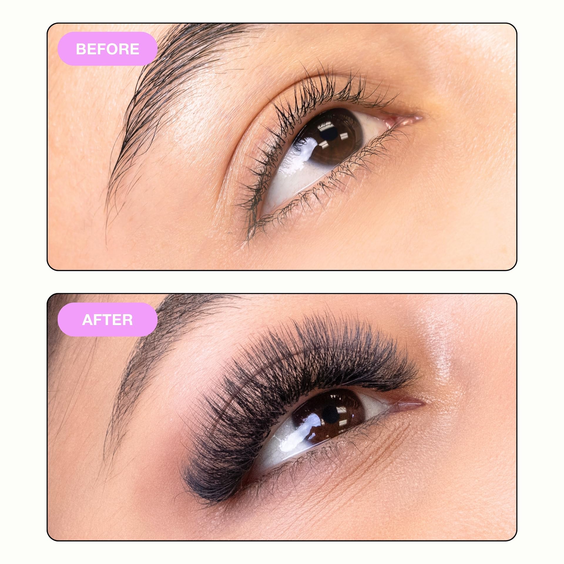 Curacoro 5D W-Shaped Clover Eyelashes Extension | 0.07mm | C/CC/D Curl | 8–15mm