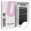 CURACORO Eclipse Flat Eyelashes Extension – Mixed 8-15mm, Ultra-Light, Cruelty-Free Synthetic Lashes