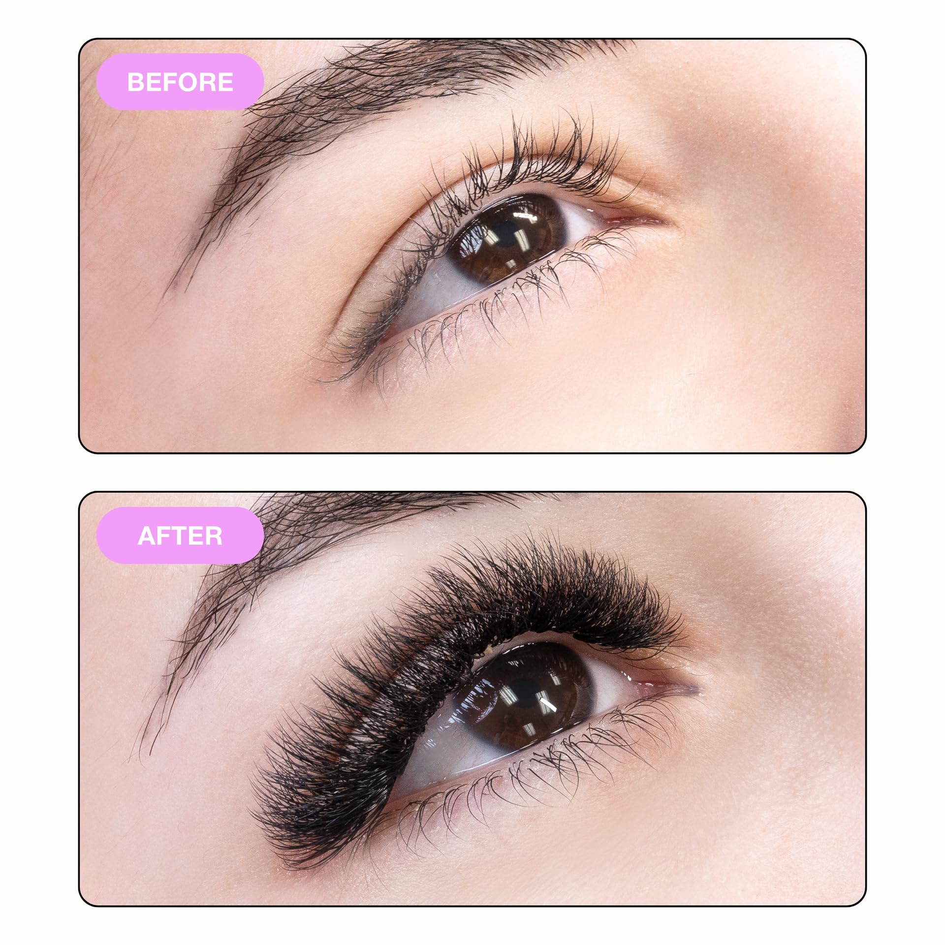 CURACORO Promade Mix 750 Fans – Handmade Volume Lashes, 5D–12D, C/CC/D Curl, 0.03–0.1mm, 9–18mm Lengths