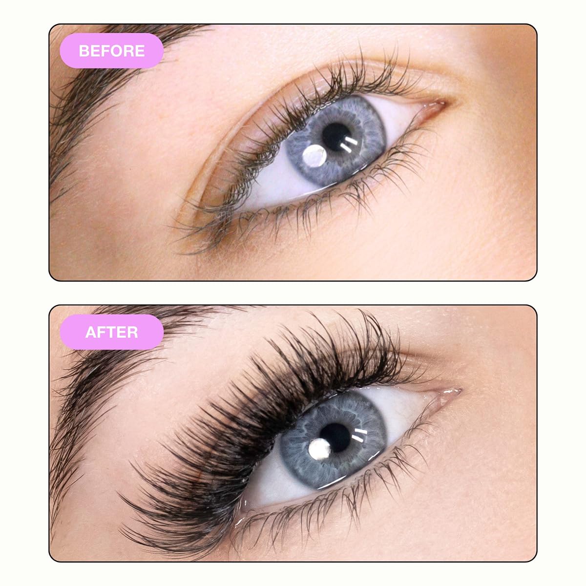 Curacoro Promade Wispy Fans 9D 0.05 — Handmade Volume Lash Extensions (9–17mm, C/CC/D Curl)