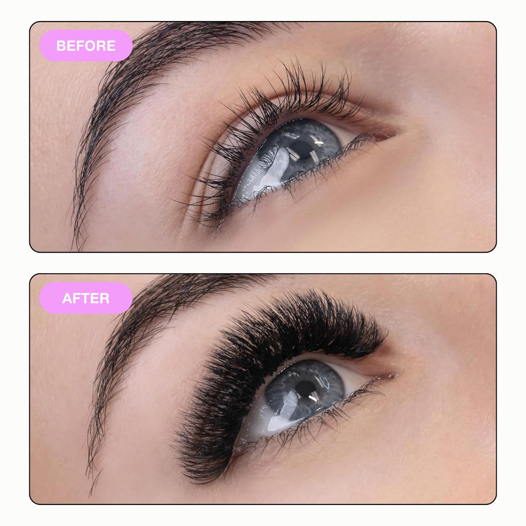 Curacoro Promade 7D-0.05 D Curl 9mm Lash Fans – Handmade Volume Promades