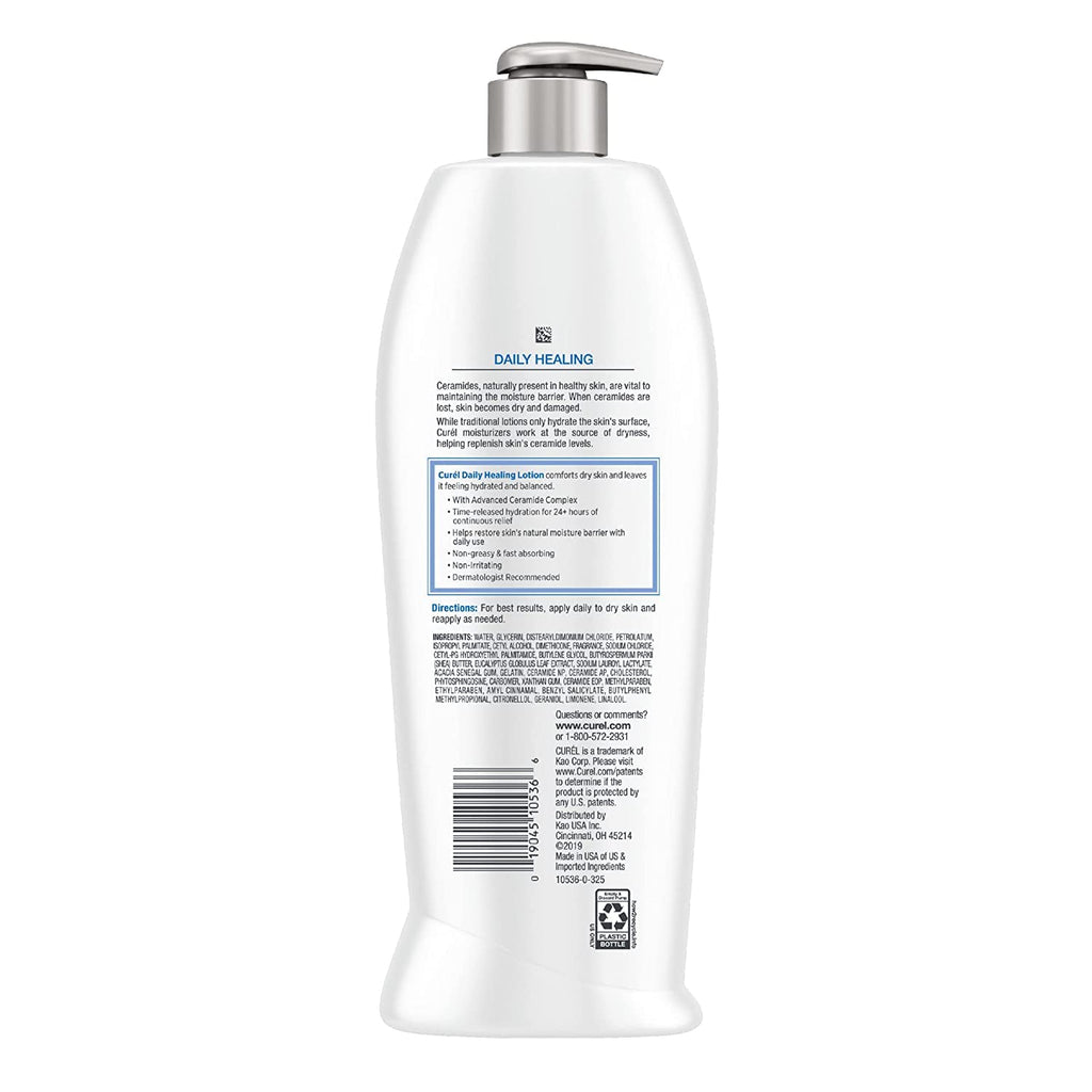 Curel Daily Healing Original Lotion for Dry Skin – 13 oz (Pack of 6)