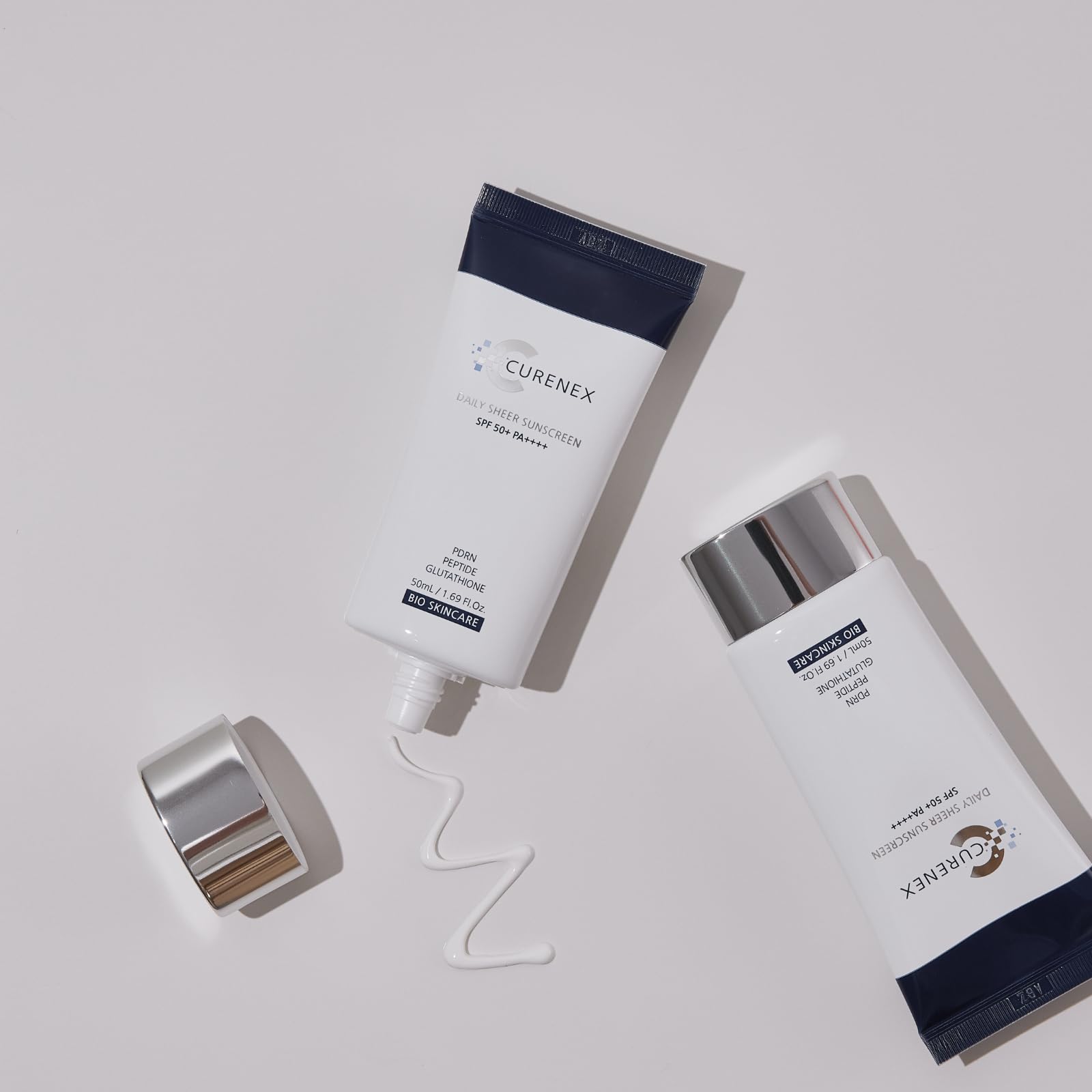 CURENEX Daily Sheer Sunscreen SPF50+ PA++++ – Gentle, Hydrating with PDRN & Peptides