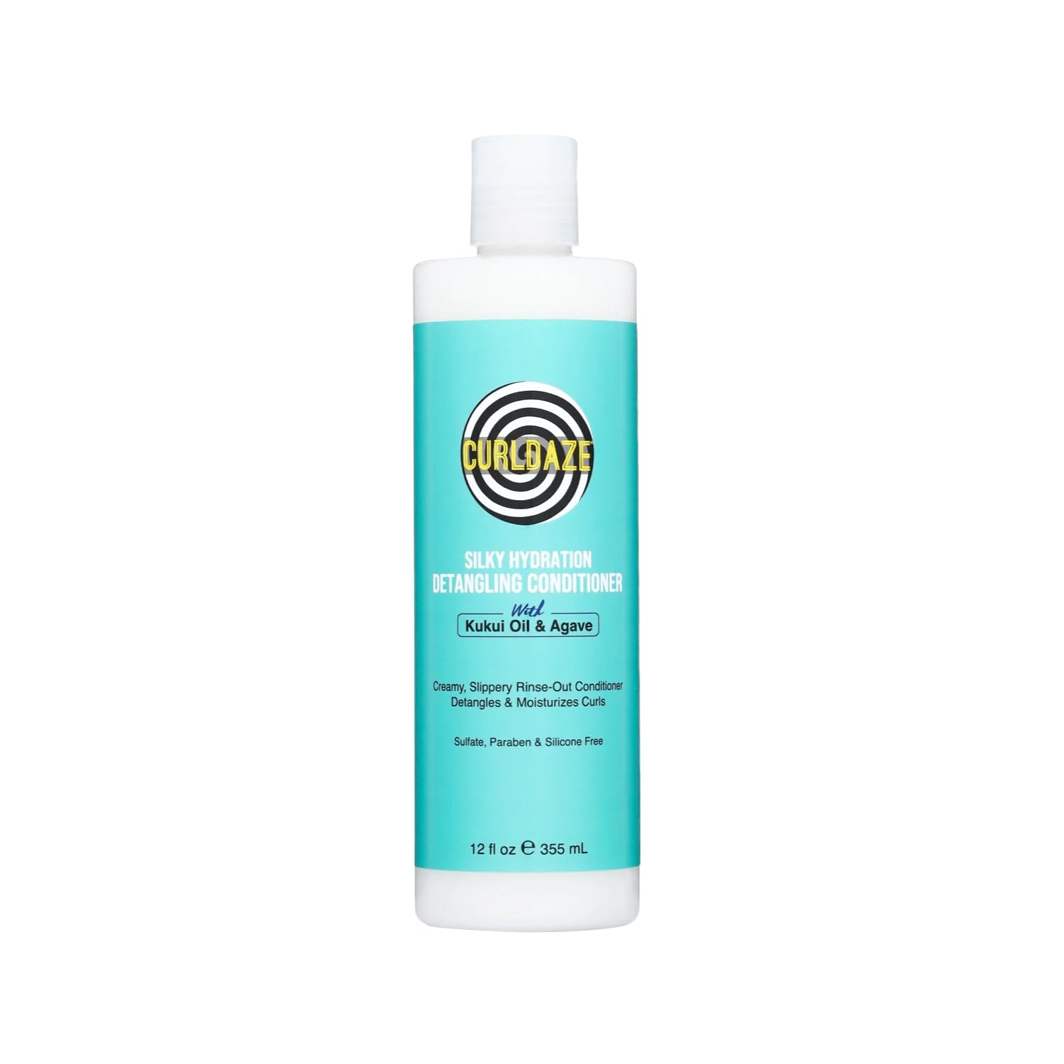 Curldaze Silky Hydration Conditioner – Kukui Oil & Agave for Detangling, Moisture & Shine