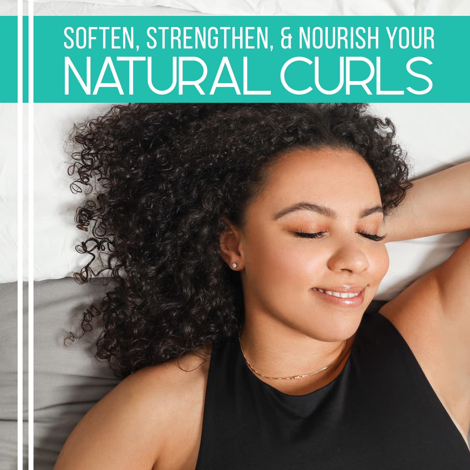 CurlMix Organic Flaxseed Gel for Curly Hair with Hemp Seed Oil – Define & Hydrate (Watermelon, 8 oz)