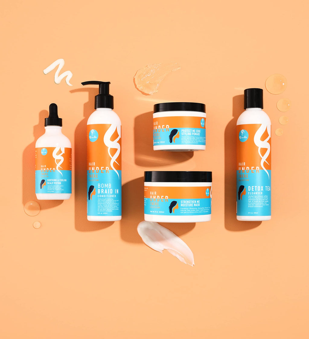 CURLS Hair Under There Detox Tea Shampoo 8 oz | Sulfate-Free Clarifying Cleanser