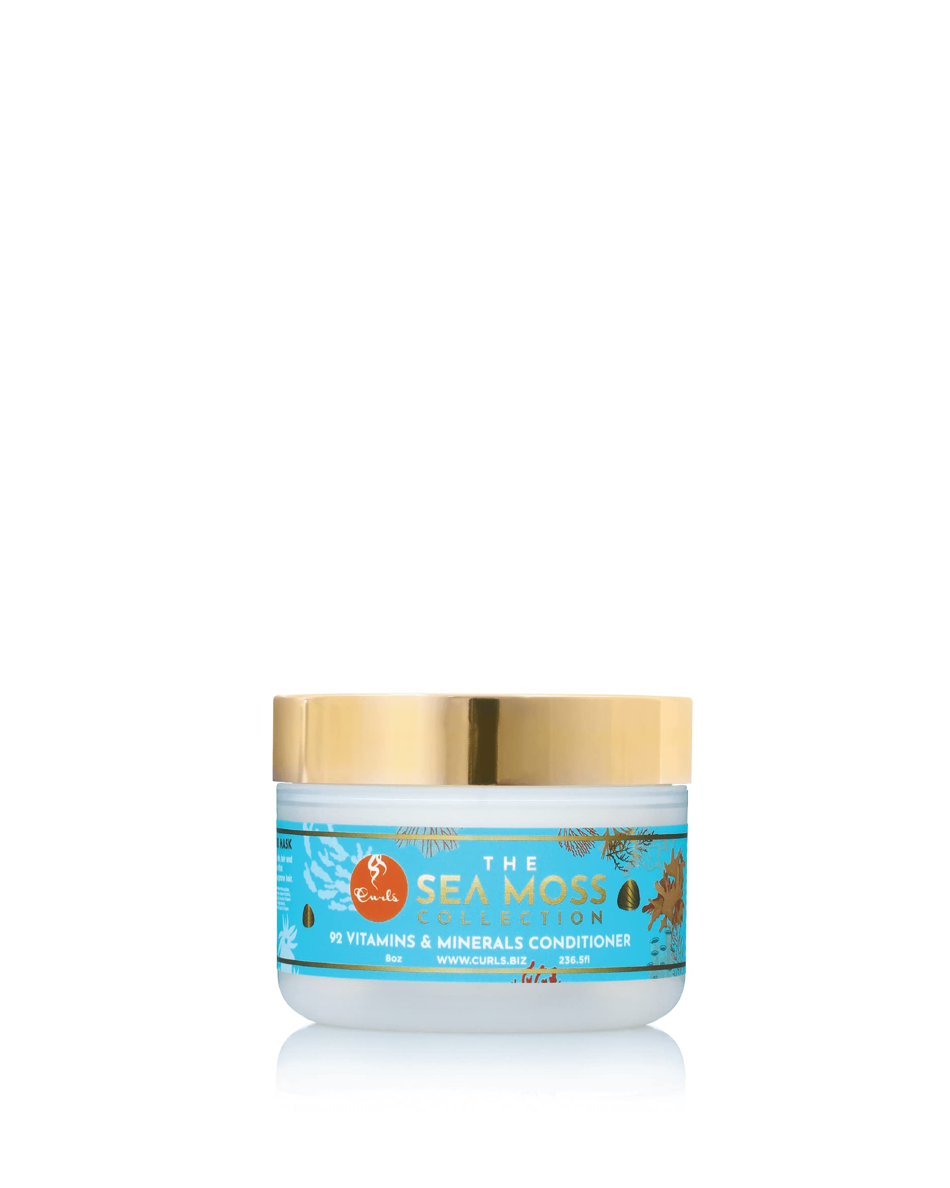 CURLS Sea Moss 92 Minerals Conditioner – Hydration, Strength & Sebum Balance (8oz)