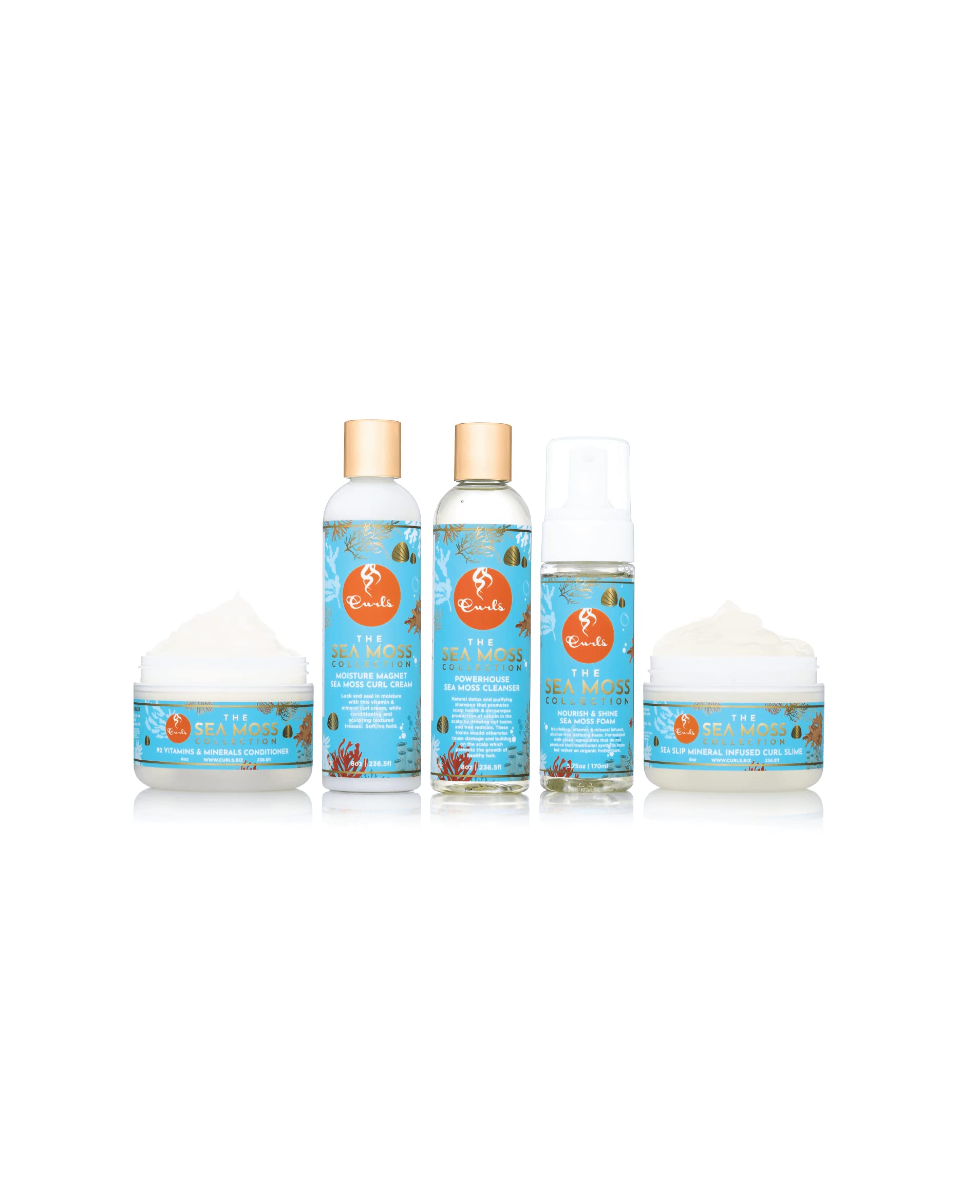 CURLS Sea Moss 92 Minerals Conditioner – Hydration, Strength & Sebum Balance (8oz)