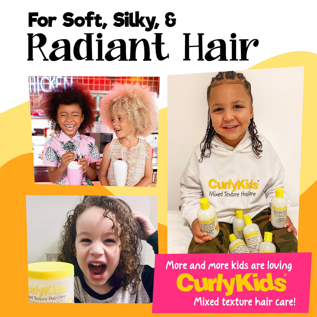 CurlyKids Curl Defining Lotion – Lightweight, Non-Crunchy Curls for Kids (6oz)