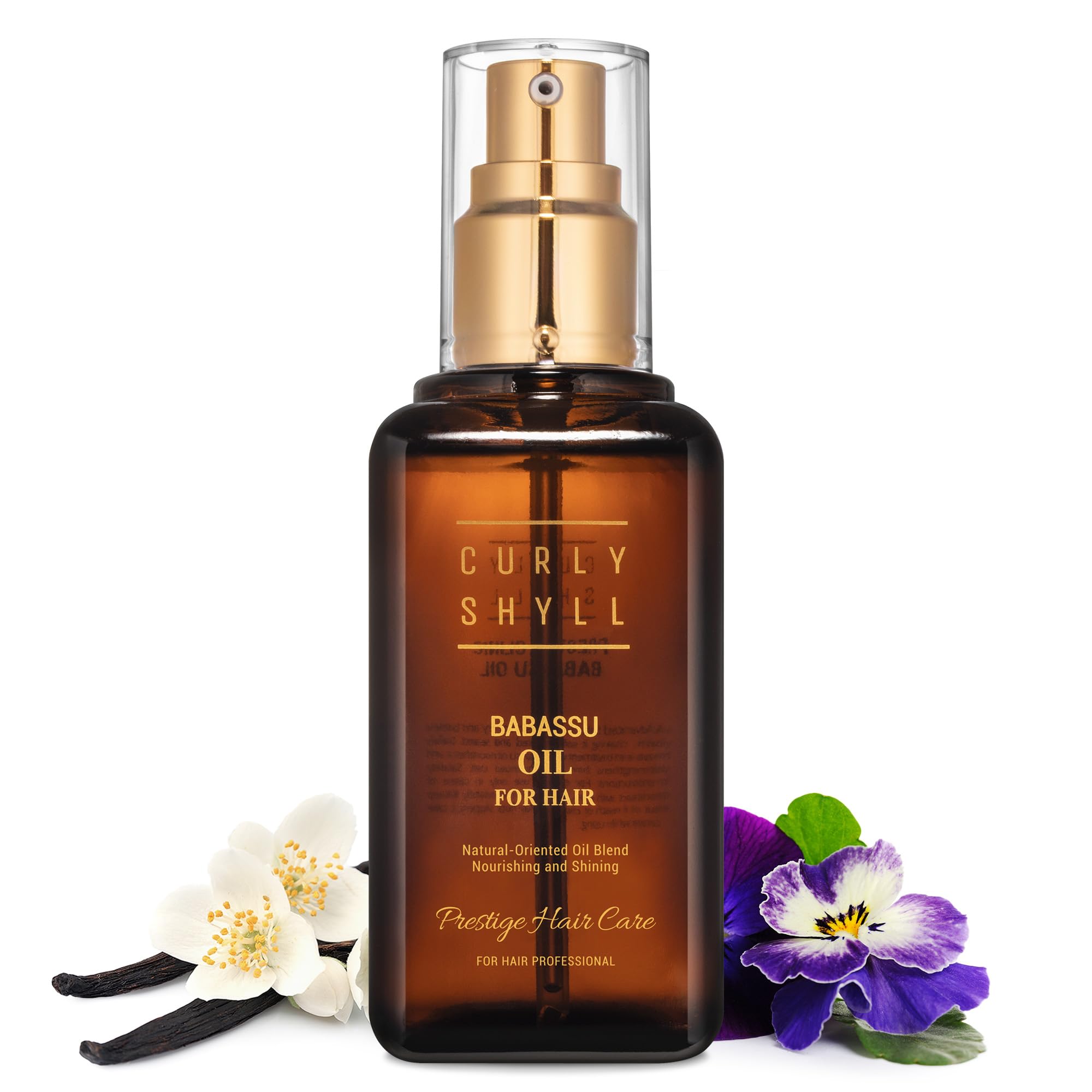 CURLYSHYLL Babassu Oil for Hair — Lightweight Moisture, Paraben-Free 100ml