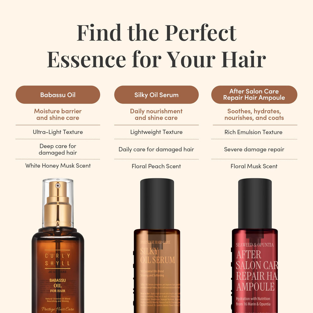 CURLYSHYLL Babassu Oil for Hair — Lightweight Moisture, Paraben-Free 100ml