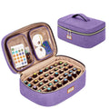CURMIO Essential Oil Storage Case for 40 Bottles (5ml-30ml) – Purple Bag Only