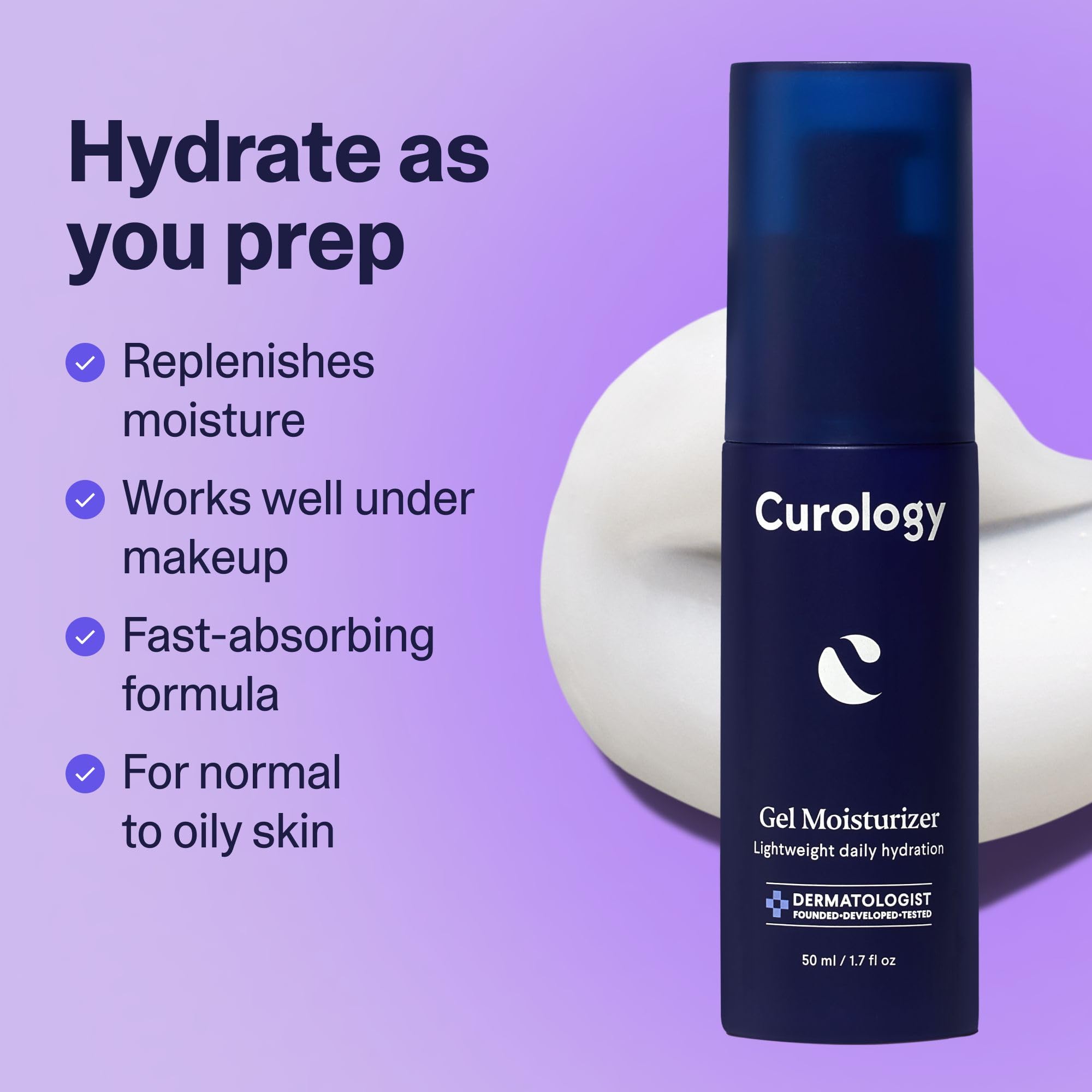 Curology Everyday Skincare Bundle: Gentle Cleanser, Acne Body Wash, Hyaluronic Gel Moisturizer