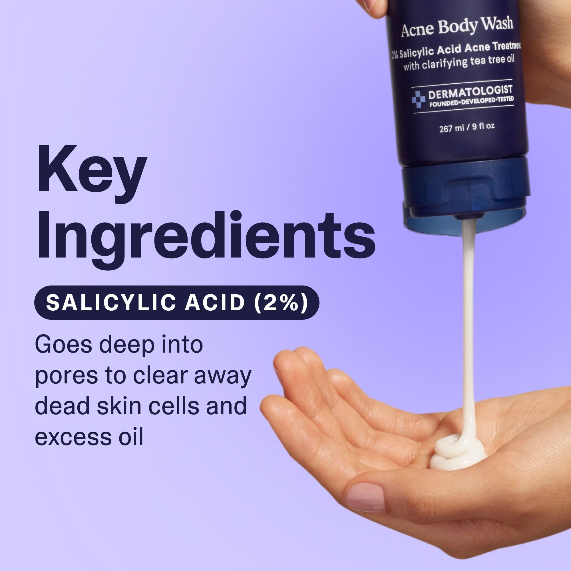 Curology Everyday Skincare Bundle: Gentle Cleanser, Acne Body Wash, Hyaluronic Gel Moisturizer
