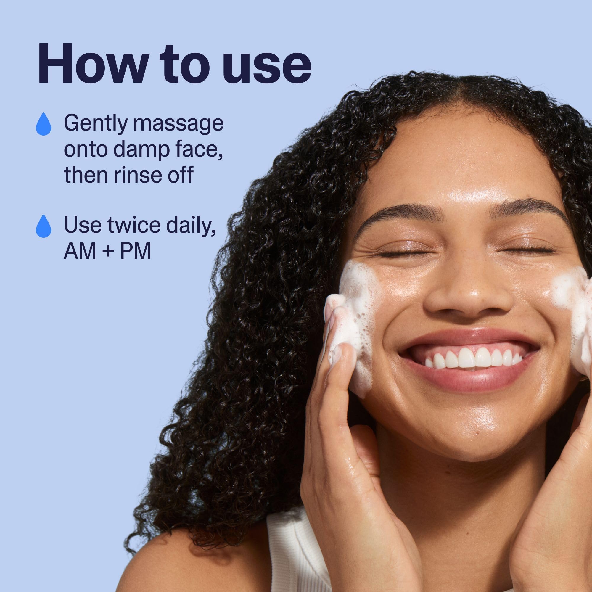 Curology Hydro+ Foaming Gel Cleanser – Hydrating, Fragrance-Free, Gentle for Sensitive Skin