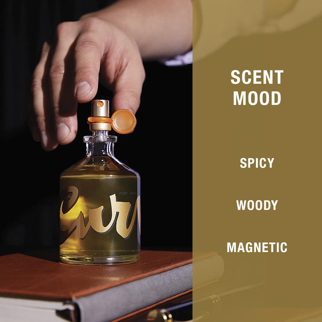 Curve Men Cologne Fragrance Spray — Spicy Woody Magnetic Scent for Day or Night, 6.8 fl oz