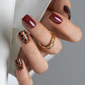 CurvLife Press On Nails – 30Pcs Soft Gel Nails, Reusable Glue On Kit, Natural Fit & Salon-Quality (Fierce Chic)
