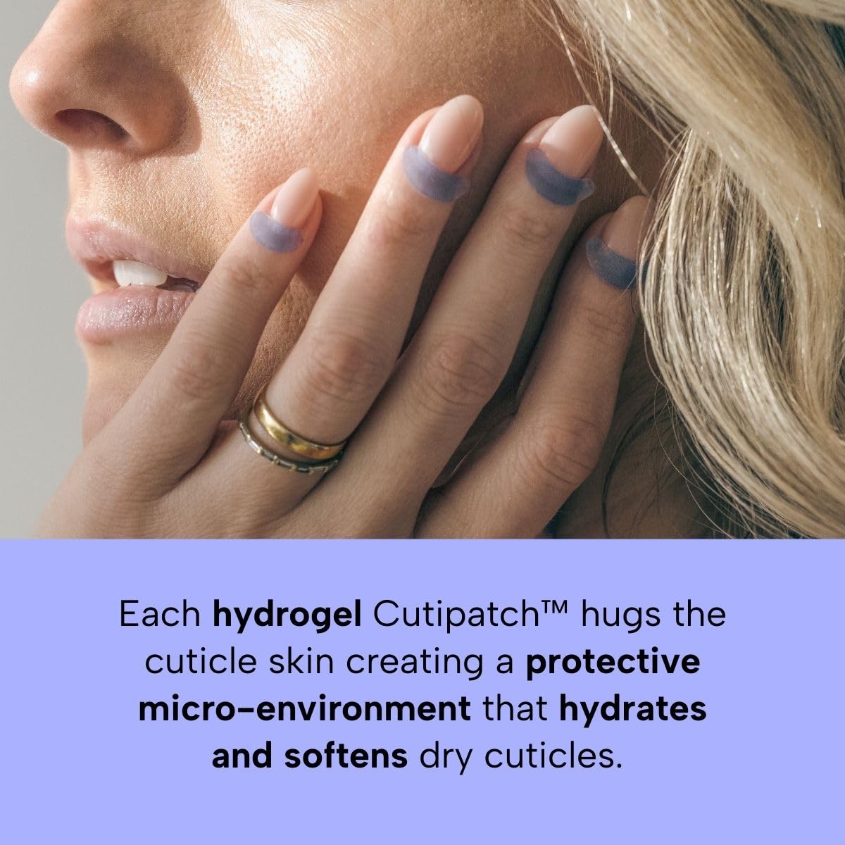 CUTIPATCH Cuticle Patches – Hydrate, Protect & Soften Dry Cuticles | 45 Count (3 Sets + Spares)