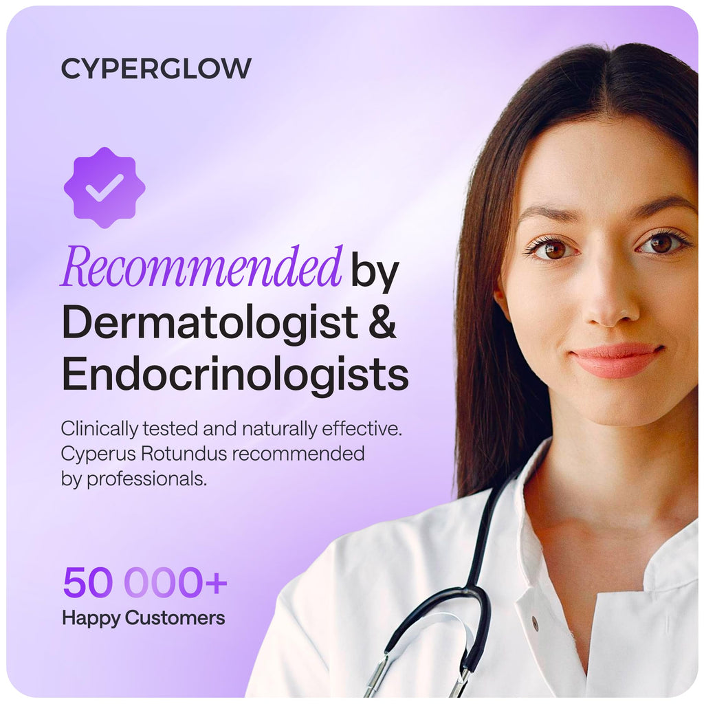 CYPERGLOW Cyperus Rotundus Skin Serum Oil – Natural Hair-Reducing & Shaving Oil for Women