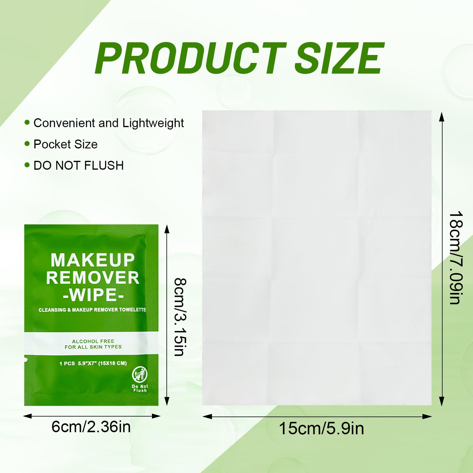Cydioa 100-Count Makeup Remover Wipes Bulk Pack – Individually Wrapped, Gentle Face & Eye Cleansing