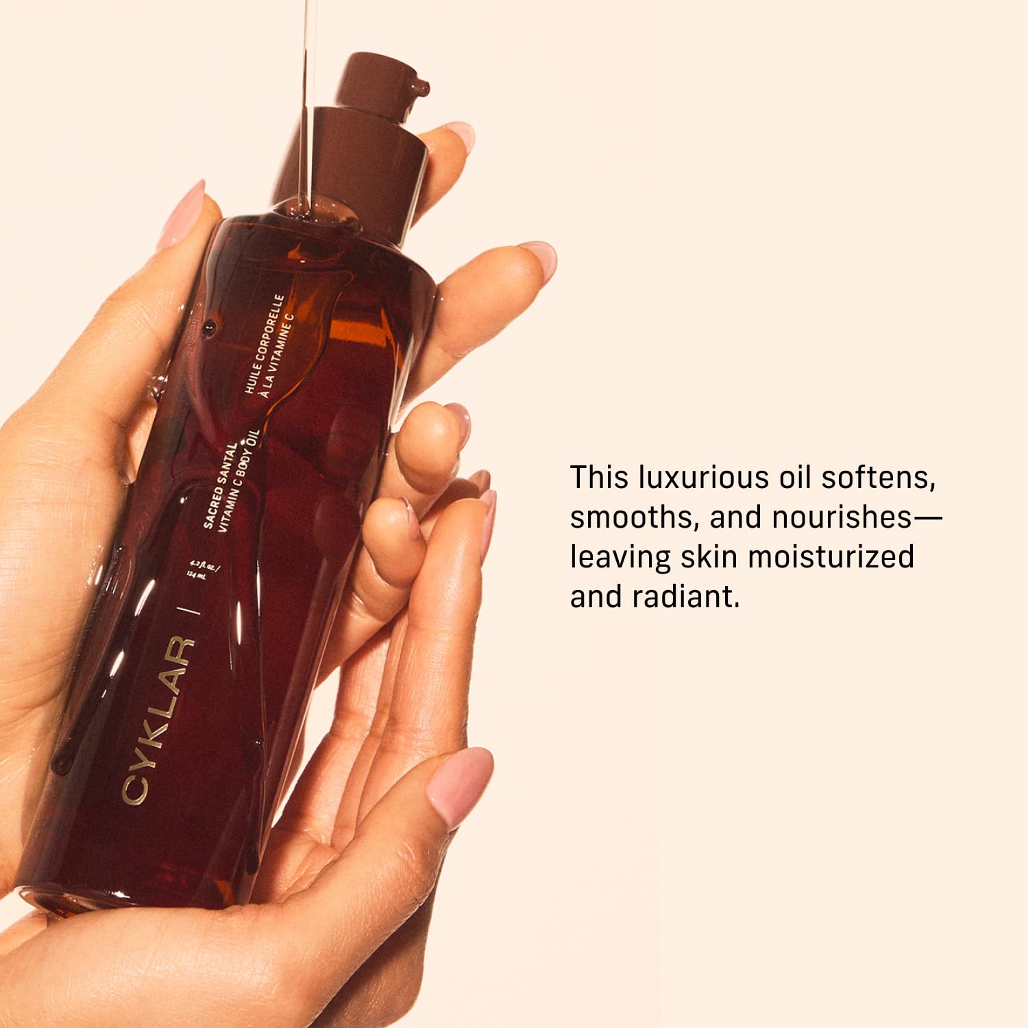 CYKLAR Vitamin C Body Oil – Sacred Santal Hydration & Glow (4.2 oz)