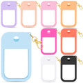 Czlotyh 9-Piece Silicone Case for 1oz Hand Sanitizer Spray – Protective Cover with Keychain (Power Mist & Glow Mist)