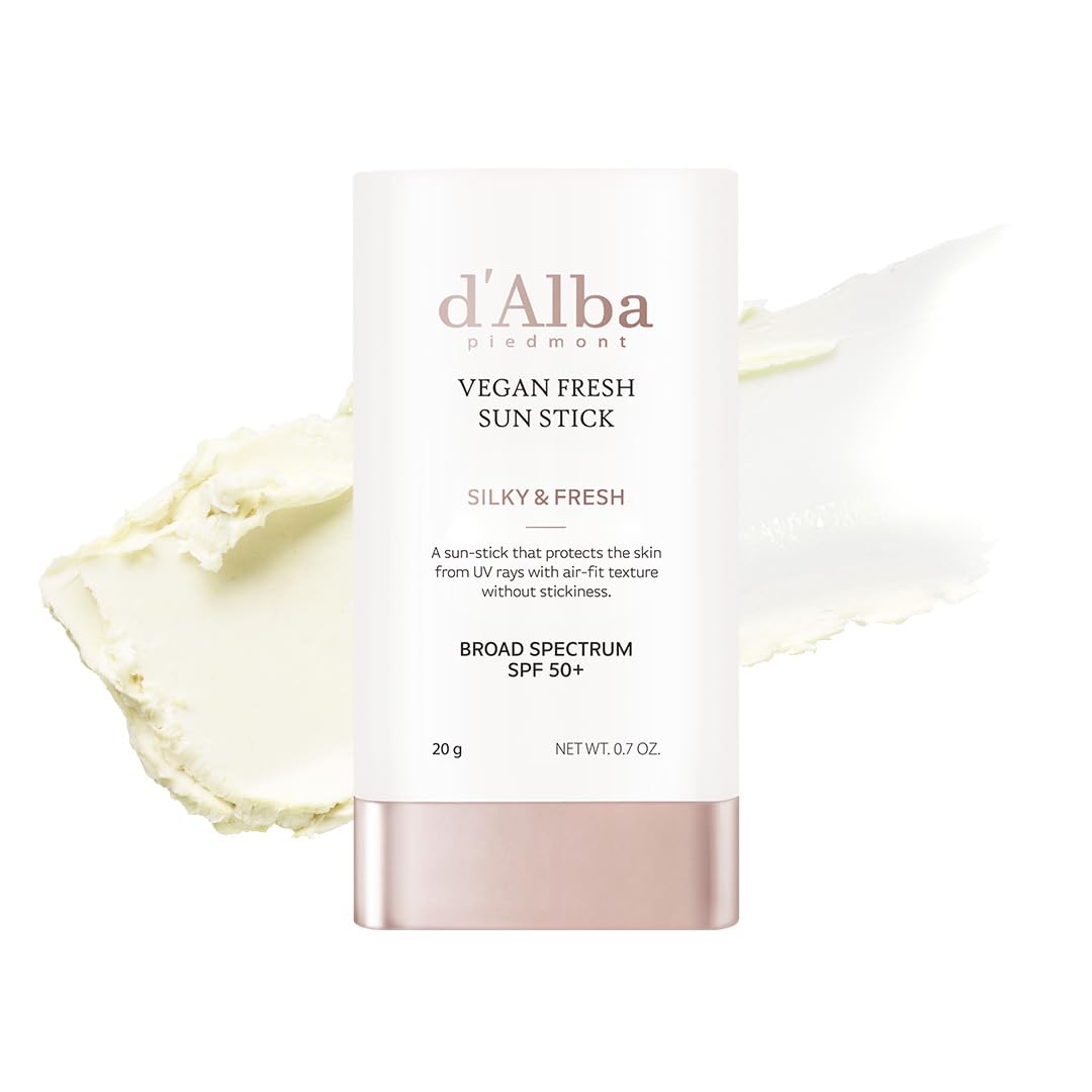 d'alba Piedmont Air Fit Fresh Sun Stick SPF 50+ | Vegan, Non-Sticky On-The-Go Sun Protection